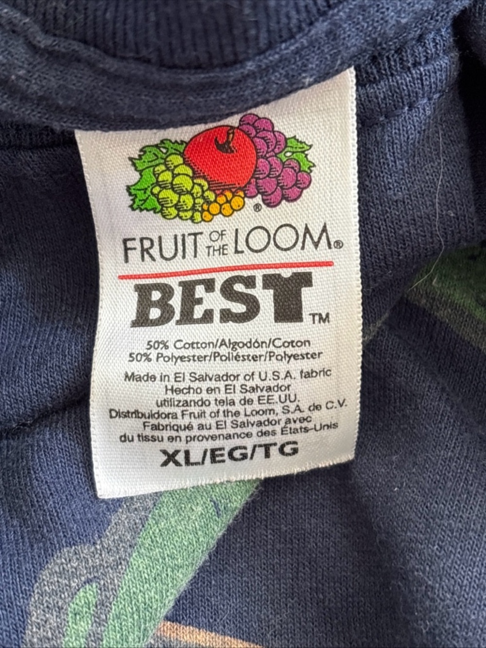 Fruit Of The Loom Popeye the Sailorman T Shirt Size XL Blue Graphic Print - Picture 5 of 8